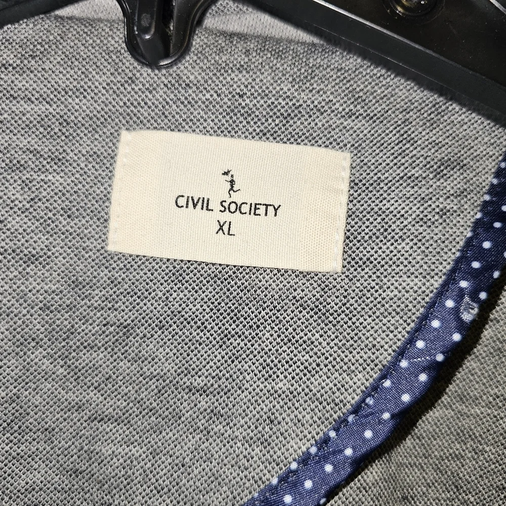 Men's Light Gray Knit Blazer - Casual Tailored Jacket
